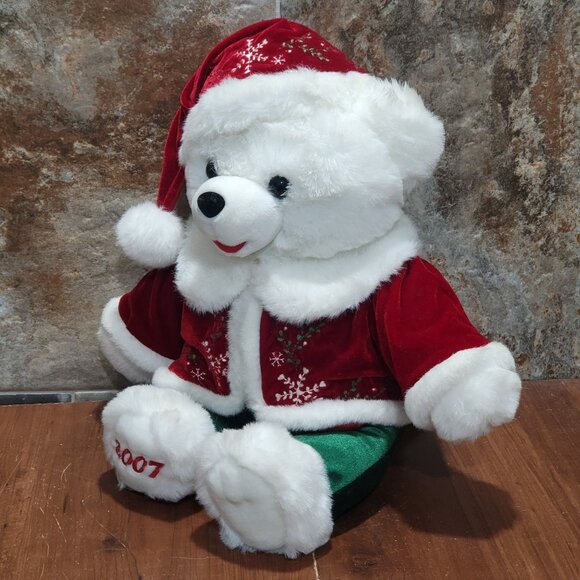 DanDee Snowflake Teddy Christmas Bear 2007 Stuffed Animal 20" - Picture 5 of 14